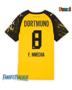 Borussia Dortmund Felix Nmecha #8 Tricou Fotbal Replică 2025-26 Femei Acasa
